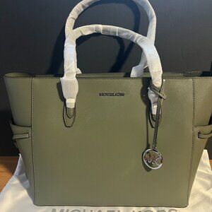 Micheal Kors Army Green Travel Tote